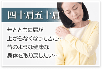 四十肩・五十肩
